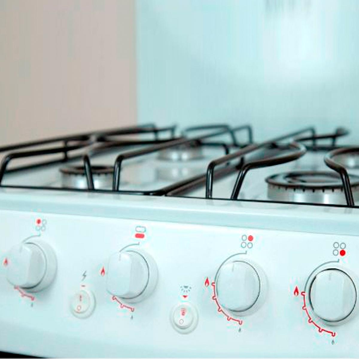 Cocina Escorial Palace Cristal Blanca Gas Licuado Color Blanco